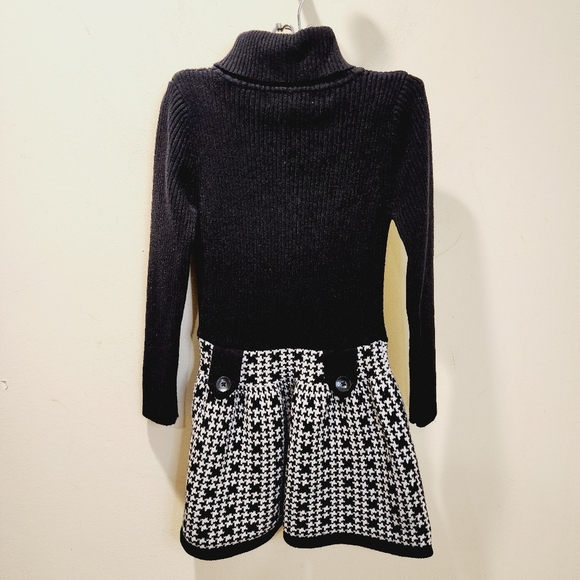 Maggie Zoe Black Girls Sweater Dress size ( 5-6 )M - Picture 3 of 9